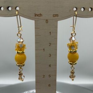 Wedding Cake Beads, Crystals & Dyed Dolomite Jasper Semi-precious Gemstones